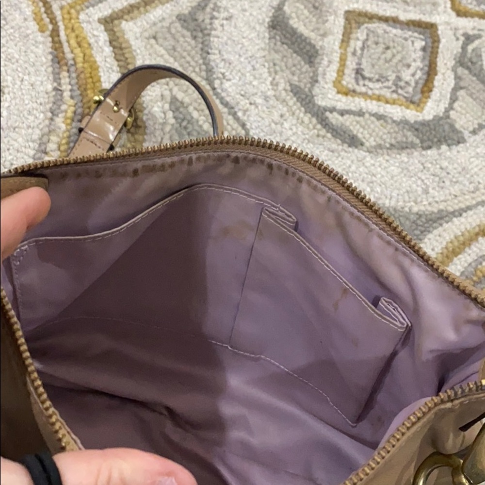 💕 Coach Kirsten tan med leather shoulder bag 💕 - Picture 13 of 16